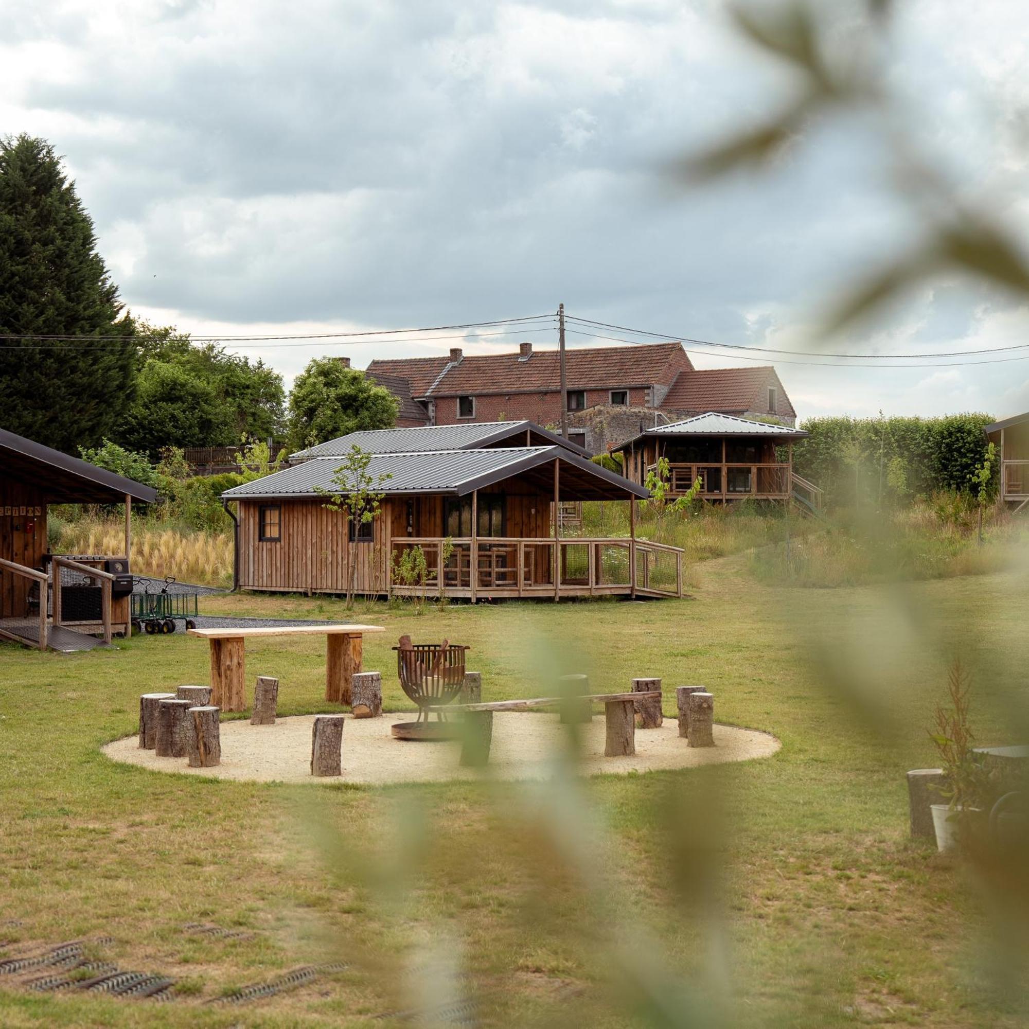 Ecau Lodge - Logement Insolite A 30Km De Pairi Daiza Écaussinnes-dʼEnghien Exterior foto